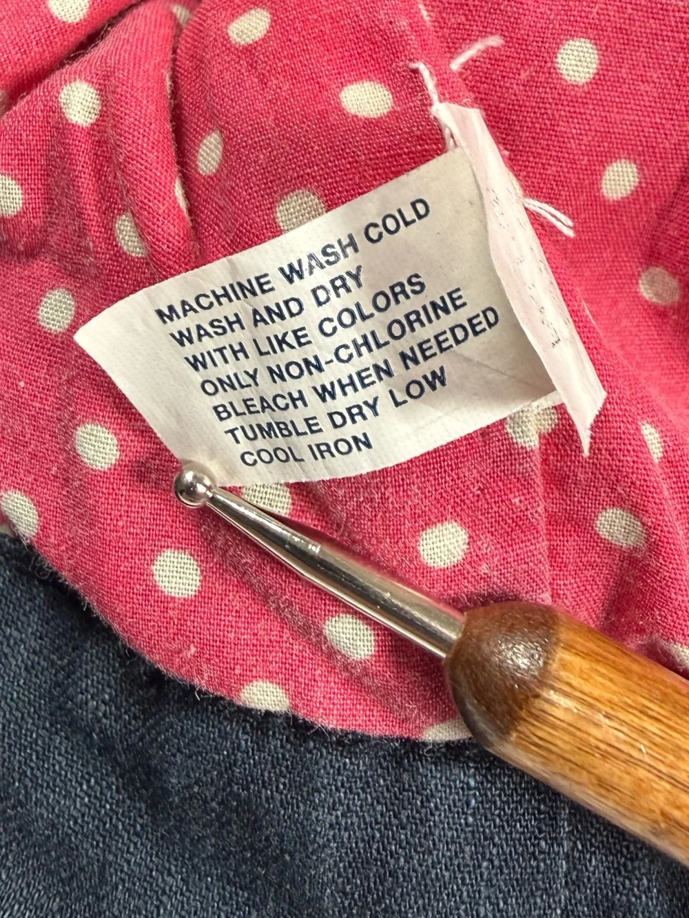 VINTAGE GAP Girls Chambray Peacoat Jacket 18-24m Preppy Cottagecore Fall 2008